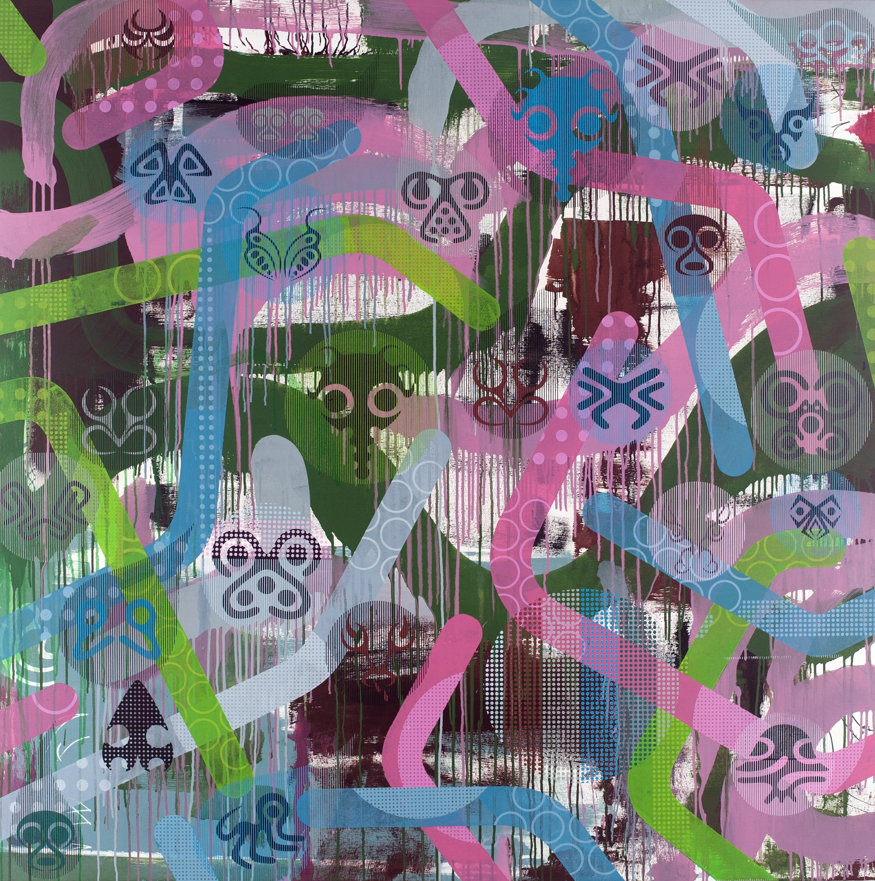 Environments Within worlds, 2012 — Acrylic on canvas