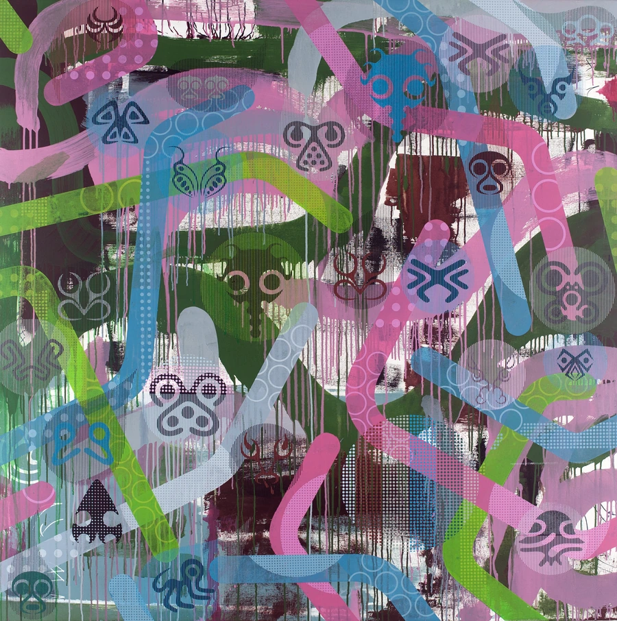 Environments Within worlds, 2012 — Acrylic on canvas