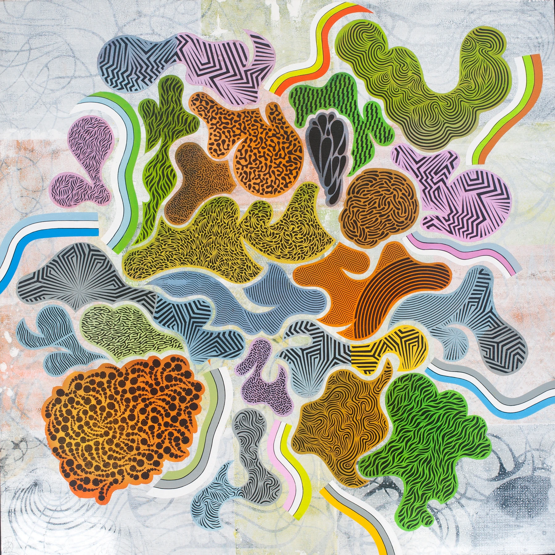 Boarderline, 2019 — Acrylic on canvas