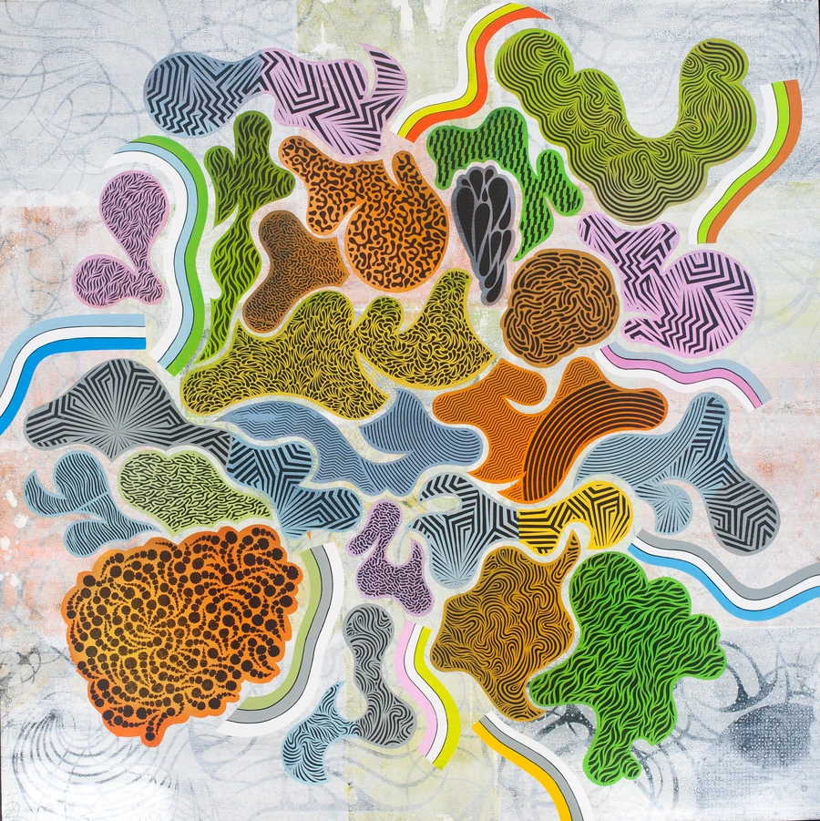 Boarderline, 2019 — Acrylic on canvas