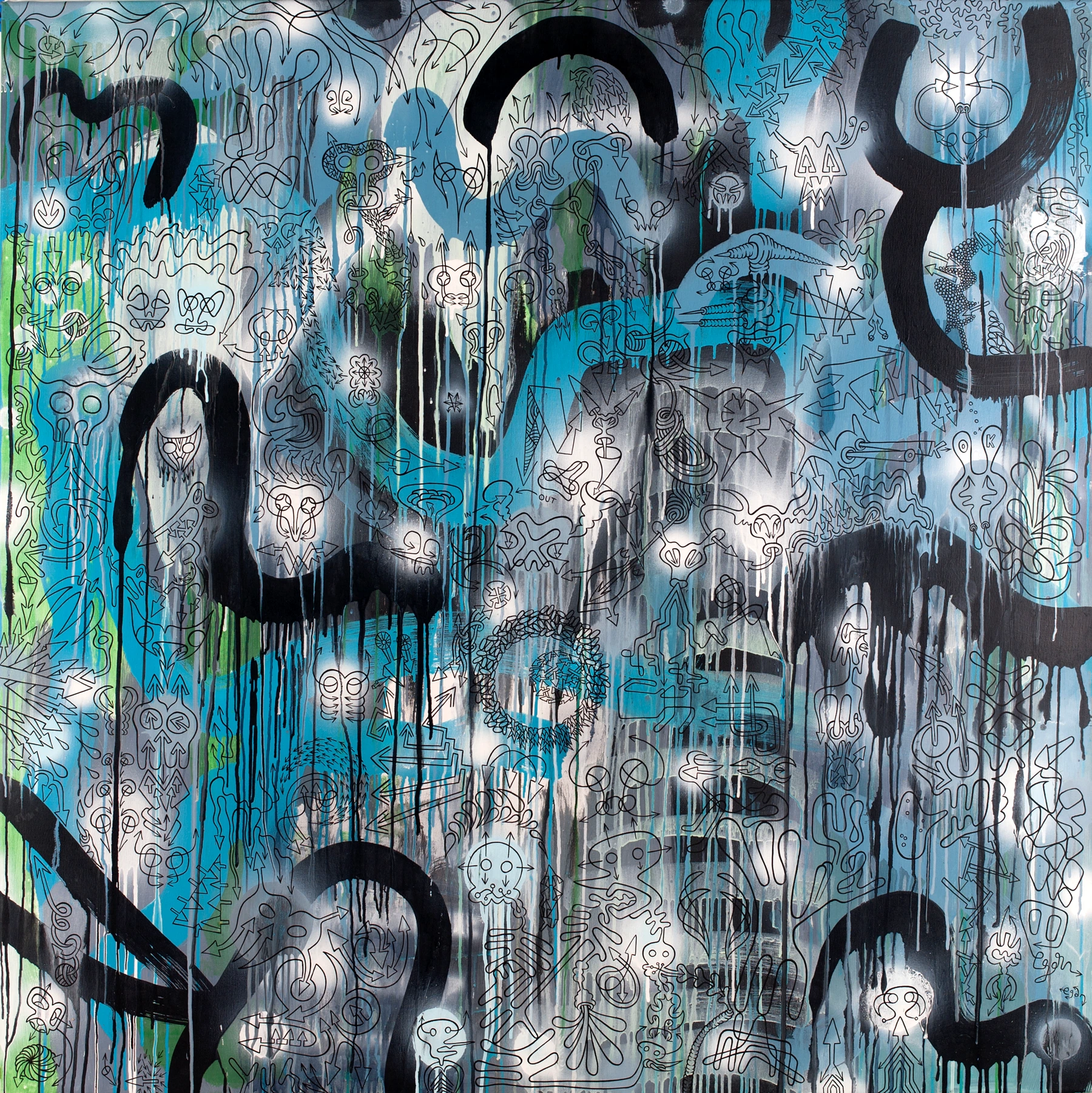 Land of Confusion, 2010 — Acrylic on canvas