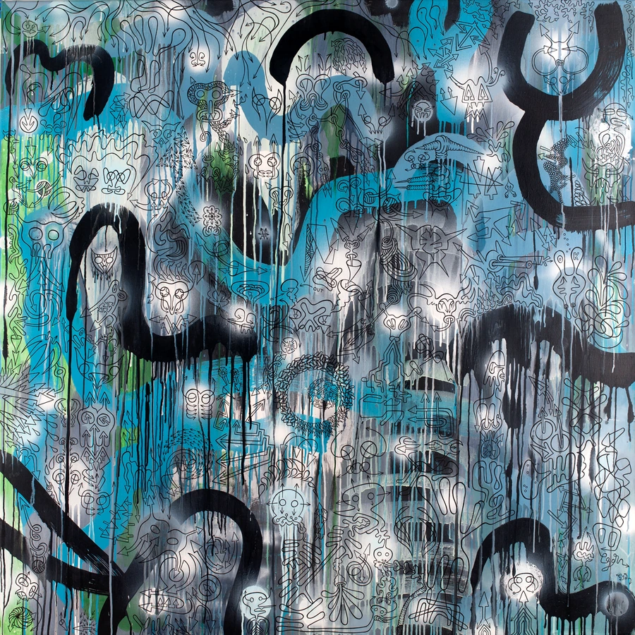 Land of Confusion, 2010 — Acrylic on canvas