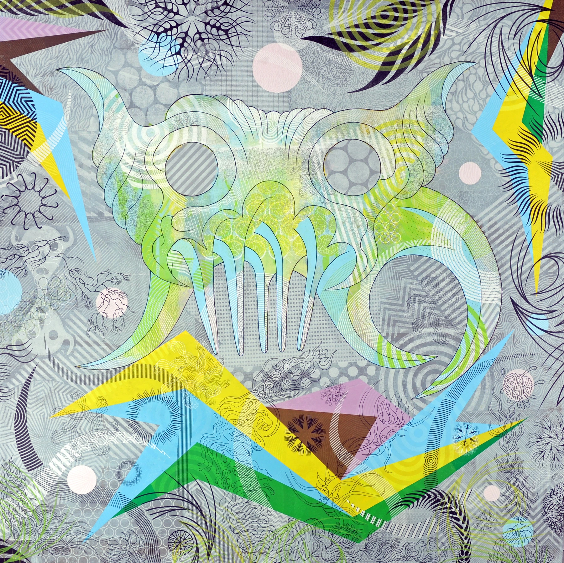 Strolling Beyond Infinity, 2015 — Acrylic on canvas