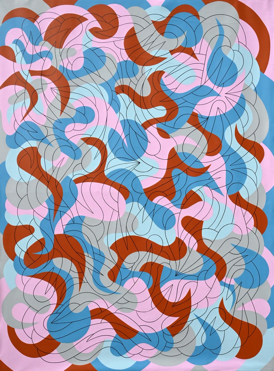 Wandering Lost, 2026 — Acrylic on canvas