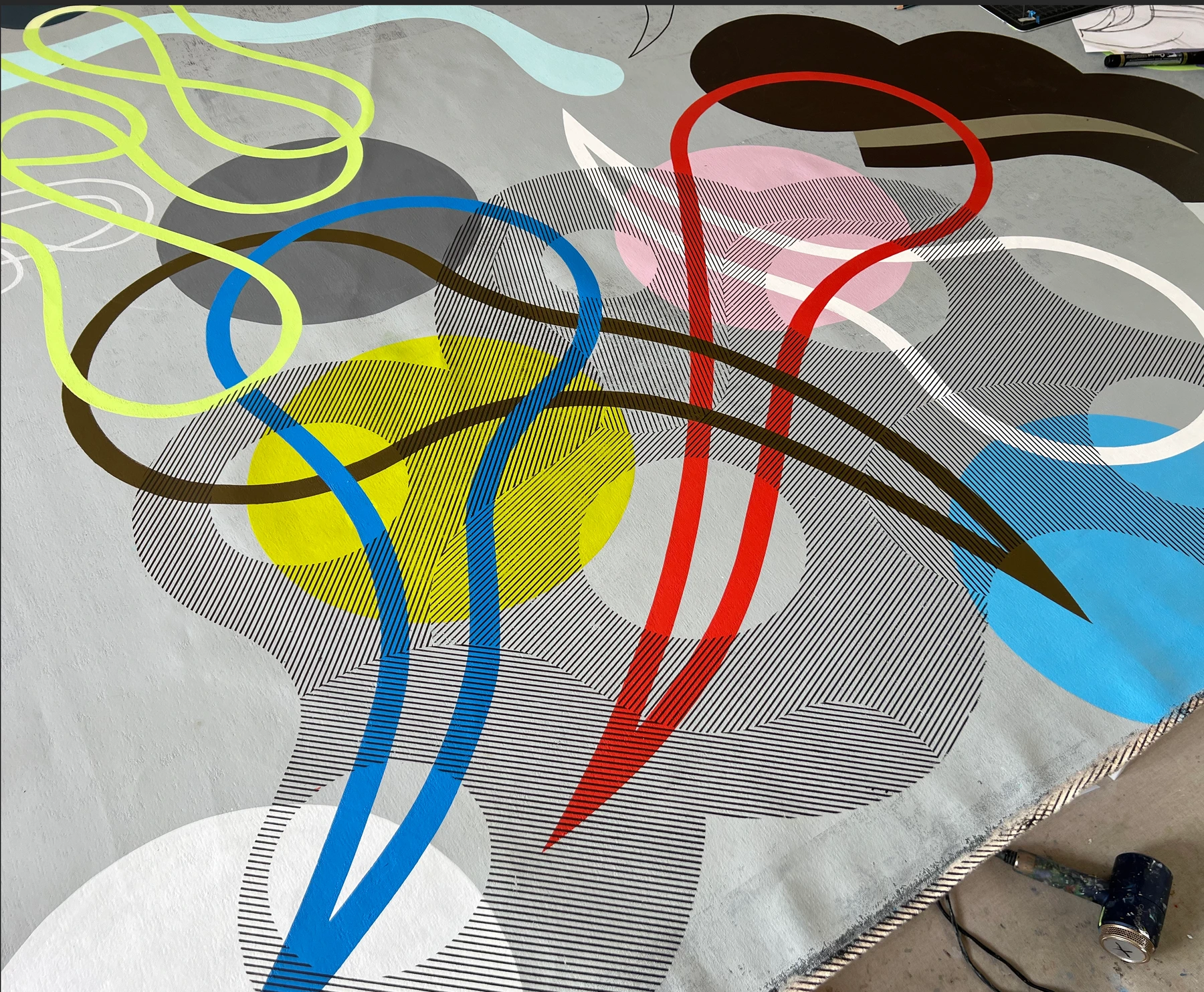 Wanderings — in the studio / in situ 3